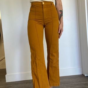 Big Bud Press Western Pants in Spicy Mustrad